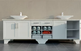 Double Sink Bath Vanity Set