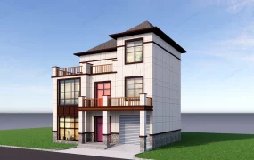 Three Story House Design
