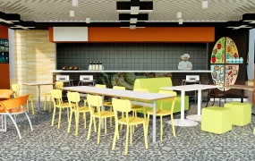 Modern Fast Food Restaurant Design