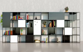 Black Cube Bookshelf