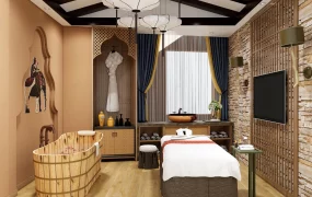 Southeast Asia Spa Room