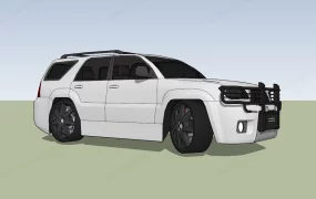 White Toyota SUV