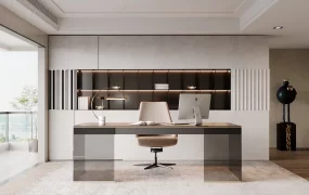 Minimalist Luxury Executive Home Office