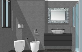 Gray Bathroom Design Idea