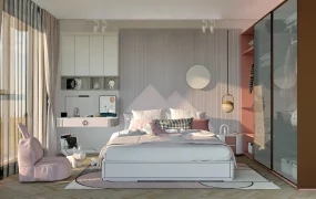 Light Pink Girls Room