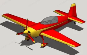 Red Small Plane