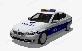 BMW 5 Police Car