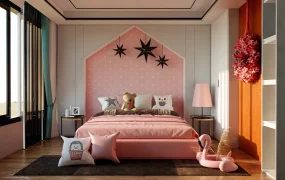 Girls Pink Bedroom