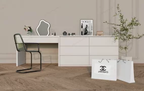 Dresser And Makeup Vanity Combo