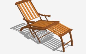 Wooden Recliner Chair