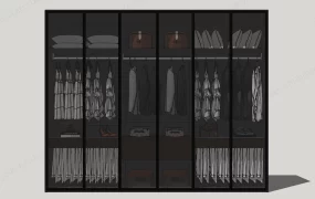 Modern Glass Wardrobe Design