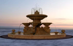 Multi Tier Bowls Water Fountain