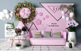 Wedding Reception Backdrop
