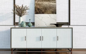 Living Room Accent Buffet Cabinet
