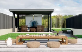 Asian Backyard Patio Design