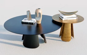 Modern Minimalist Nesting Coffee Table