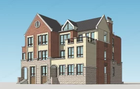 Modern Duplex House Plan