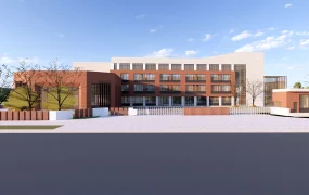 Modern Educational School Campus Masterplan SketchUp 3D Model