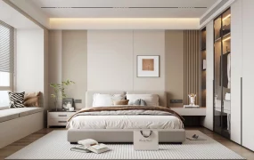 Cream Bedroom Decor Idea