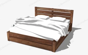 Mission Style Platform Bed