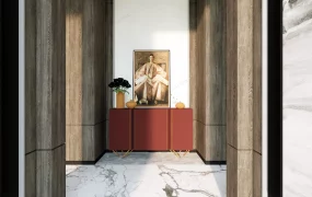 Asian Entryway Design Idea