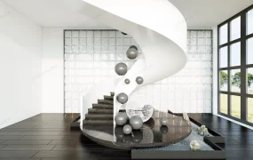 Indoor Spiral Staircase