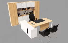 Office Desk And Storage