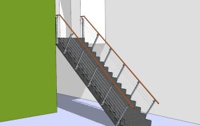 Commercial Metal Stair