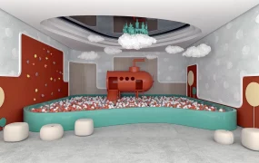 Indoor Ball Pit With Slide