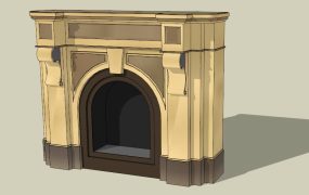 Traditional Fireplace Mantel