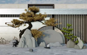 Small Zen Patio Design Idea