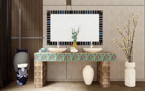 Tile Bathroom Vanity