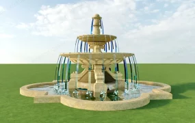 3 Tier Garden Fountain