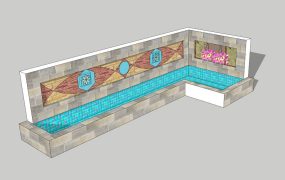 Outdoor Stone Accent Wall