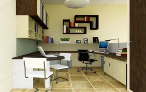 Small Home Office Space Idea