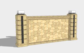 Decorative Garden Wall Idea