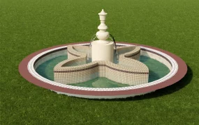 Outdoor Water Fountain Idea
