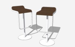 Modern Pedestal Bar Stools