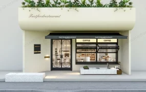 Fast Food Restaurant Storefront