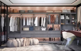 Luxury Spacious Walk In Closet Dressing Room