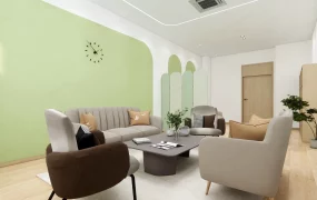 Minimalist Office Reception Room