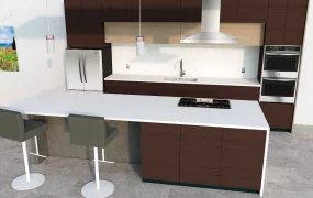 Modern Kitchen Island Idea