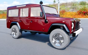 Old Land Rover Defender