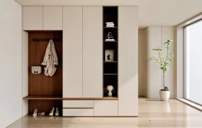 Modern Entryway Storage Design