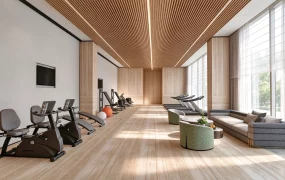 Modern Luxury Hotel Gym And Fitness Center