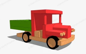 Wooden Toy Truck