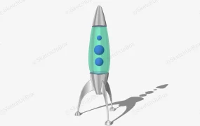 Rocket Ship Toy For Kids