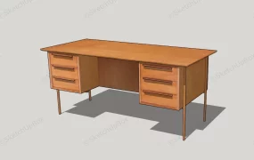 Writing Desk With Drawers