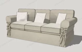Fabric 3 Seater Sofa