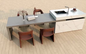 Kitchen Table And Island Combo